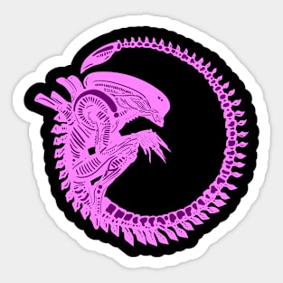 sleeping alien Sticker